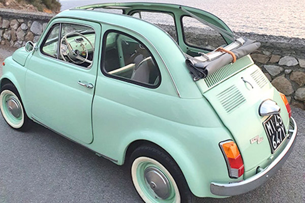 FIAT 500 L Convertible 1969 - Naples Car Rent